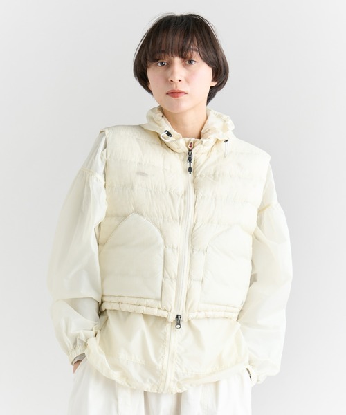 ホワイトダウンベスト 新品タグ付き NANGA（ナンガ） ダウンベスト ベスト SHEER DOWN VEST W/シアーダウン