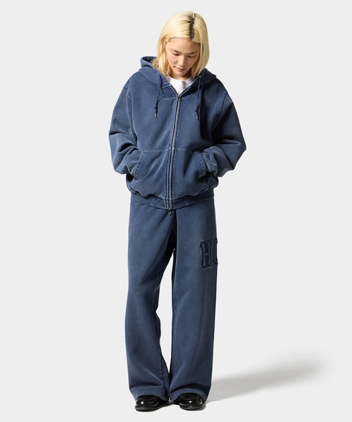 HUF ARCH LOGO スウェット セットアップ 上下M HUF（ハフ） ワイドパンツ スウェットパンツ ジャージ ARCH WIDE