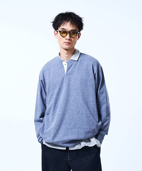 THE BOLDMAN トレーナー スウェット Henry neck Sweat / ヘンリー