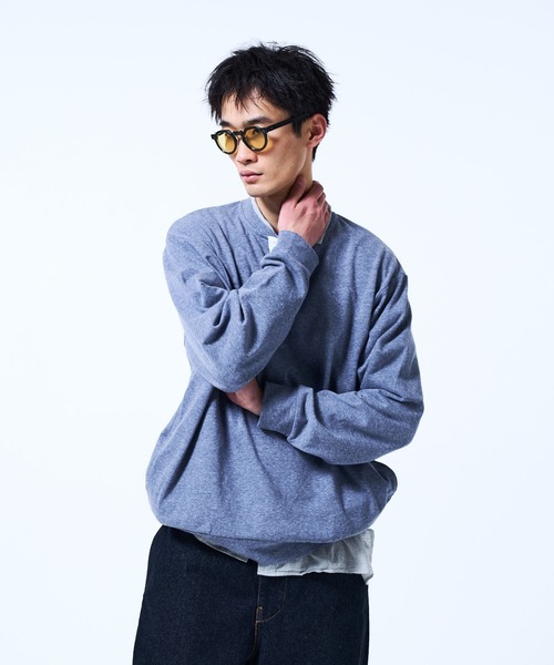 THE BOLDMAN トレーナー スウェット Henry neck Sweat / ヘンリー