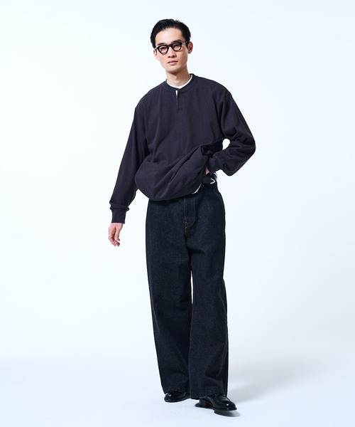 THE BOLDMAN トレーナー スウェット Henry neck Sweat / ヘンリー