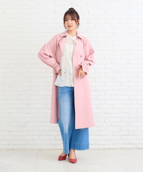Rose Tiara（ローズティアラ） トレンチコート コート ギャザー