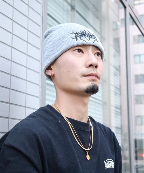 ALMO ニット帽 ニットキャップ Y2K ニットキャップ ビーニー(BDS