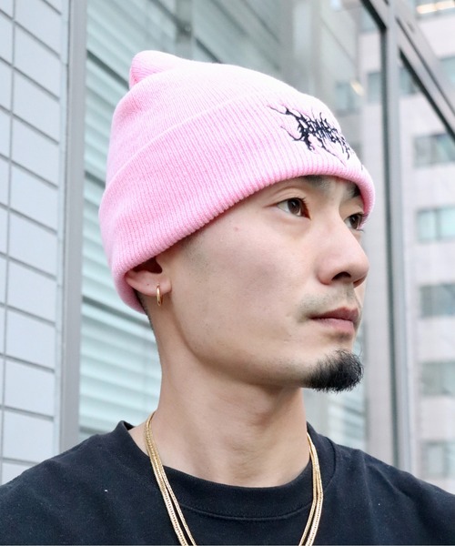 ALMO ニット帽 ニットキャップ Y2K ニットキャップ ビーニー(BDS