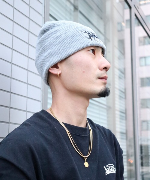 ALMO ニット帽 ニットキャップ Y2K ニットキャップ ビーニー(BDS