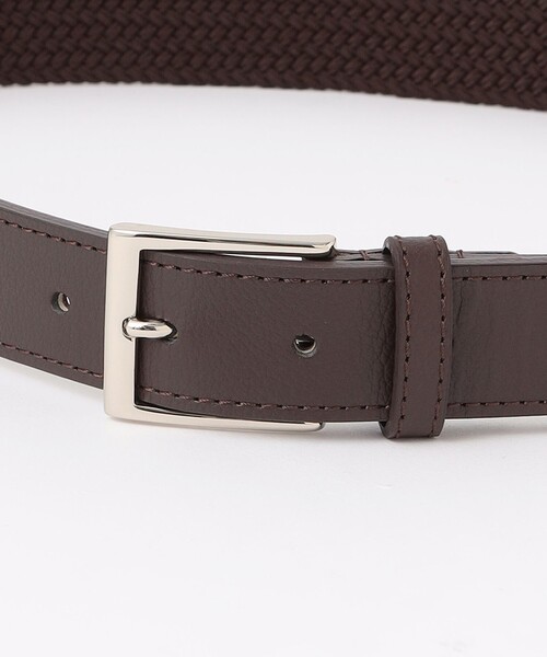 MACKINTOSH シンプルブラウンレザーベルト MACKINTOSH PHILOSOPHY（マッキントッシュフィロソフィー） ベルト