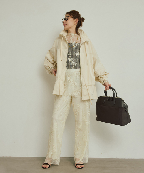 VERMEIL par iena（ヴェルメイユパーイエナ） パンツ Soft Lace パンツ