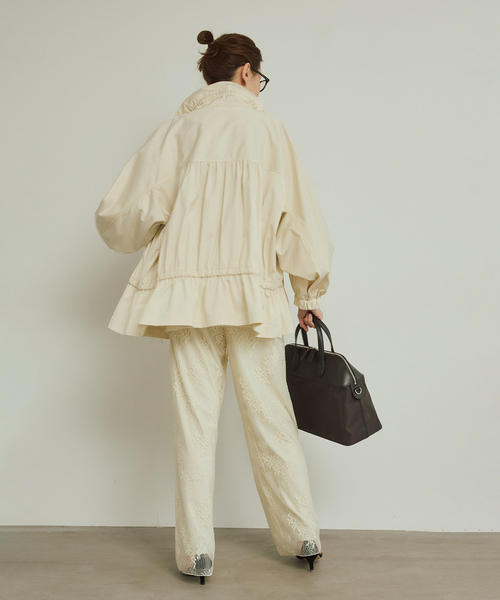 VERMEIL par iena（ヴェルメイユパーイエナ） パンツ Soft Lace パンツ 