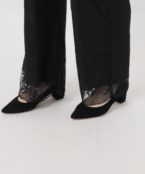 VERMEIL par iena（ヴェルメイユパーイエナ） パンツ Soft Lace パンツ