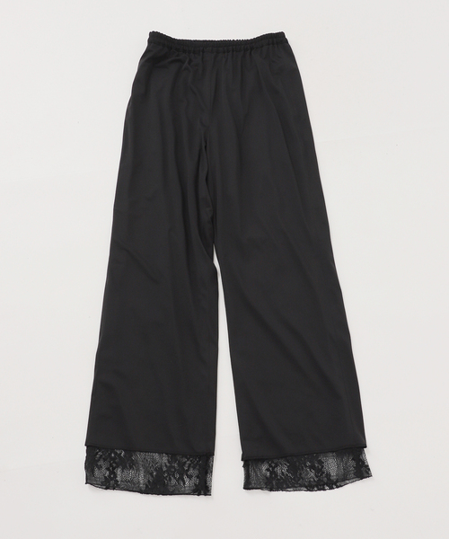 VERMEIL par iena（ヴェルメイユパーイエナ） パンツ Soft Lace パンツ