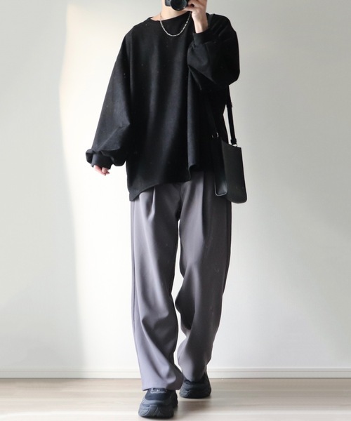 「LILL」 長袖Tシャツ L オフホワイト メンズ_画像3