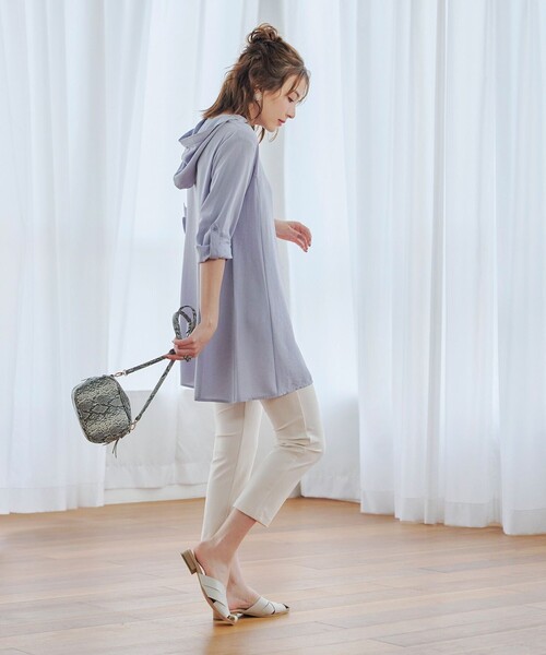 「Tiaclasse」 長袖チュニック L オフホワイト レディース_画像6