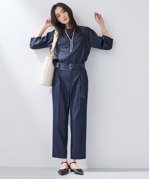 INDIVI（インディヴィ） パンツ 入学式 「洗える／UVケア／SETUP可能