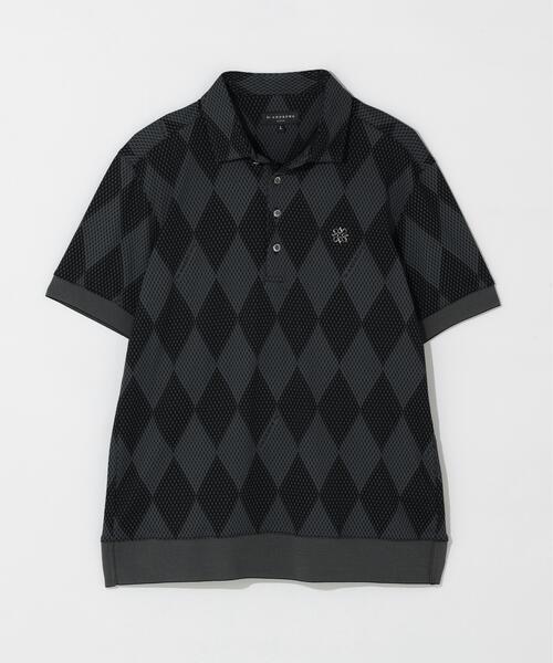 St ANDREWS ポロシャツ 半袖 「St ANDREWS」ダイヤジャガード半袖