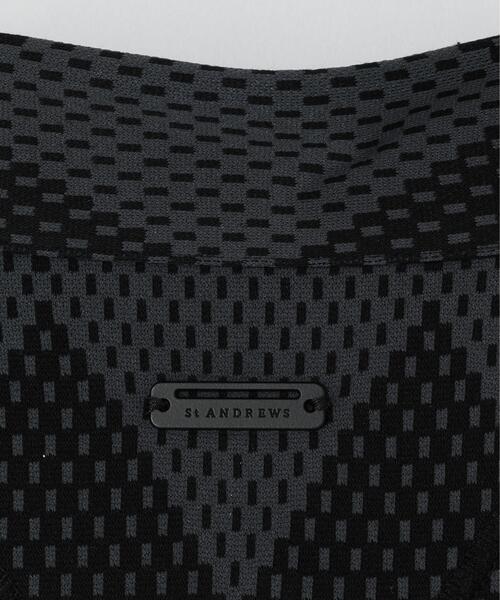 St ANDREWS ポロシャツ 半袖 「St ANDREWS」ダイヤジャガード半袖