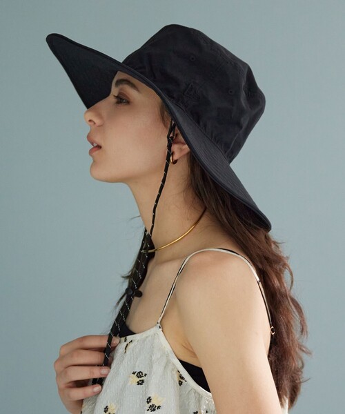 帽子 ハット 「別注/WEB限定」「NEW ERA」ワイドブリムハット レディースの画像