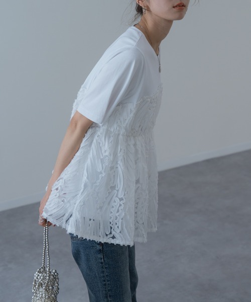 ⭐️ちえ様、専用⭐️アルベロベロ 美品 カットソー 七部袖 綿素材