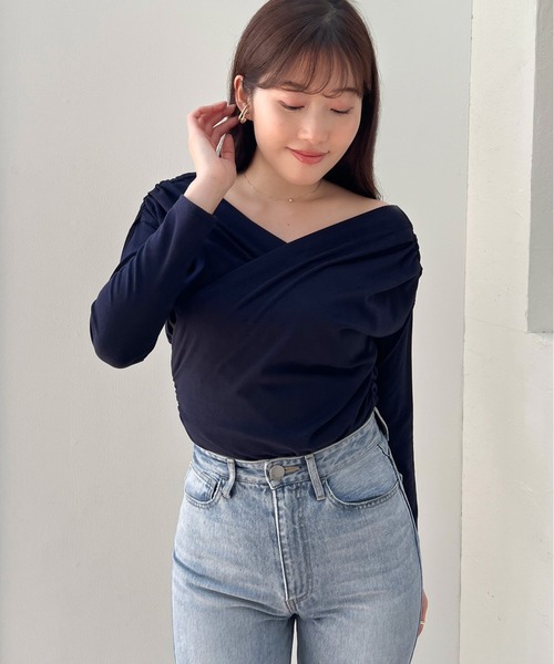 「Her lip to」 長袖カットソー M グレー レディース_画像7