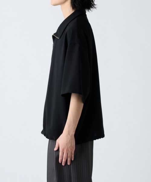 Lui's（ルイス） シャツ 半袖 ショートスリーブオーバーZIPシャツ