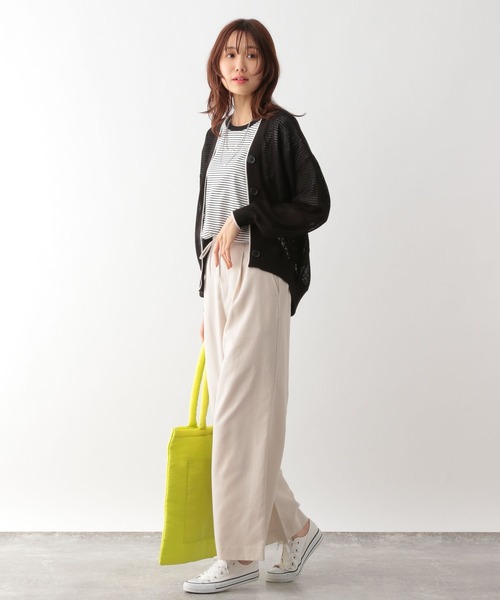 「GLOBAL WORK」 ニットカーディガン LARGE ブラック系その他 レディース_画像7