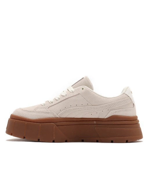 「PUMA」 ローカットスニーカー 24.0cm ブラック レディース_画像3