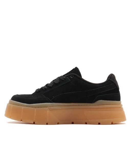 「PUMA」 ローカットスニーカー 24.0cm ブラック レディース_画像8