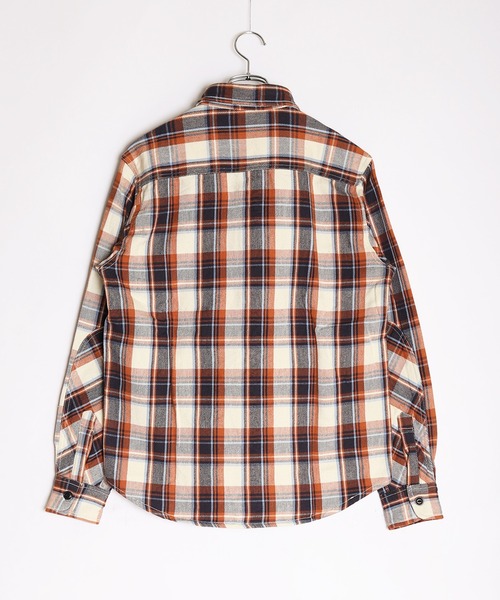 「WESTSEA」 「ALCARZA」長袖シャツ L サンドベージュ メンズ_画像5
