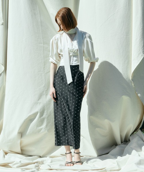 エイミーイストワール  スカート  新品タグ付き EIMY ISTOIRE（エイミーイストワール） スカート CAMILLE DOT JACQUARD