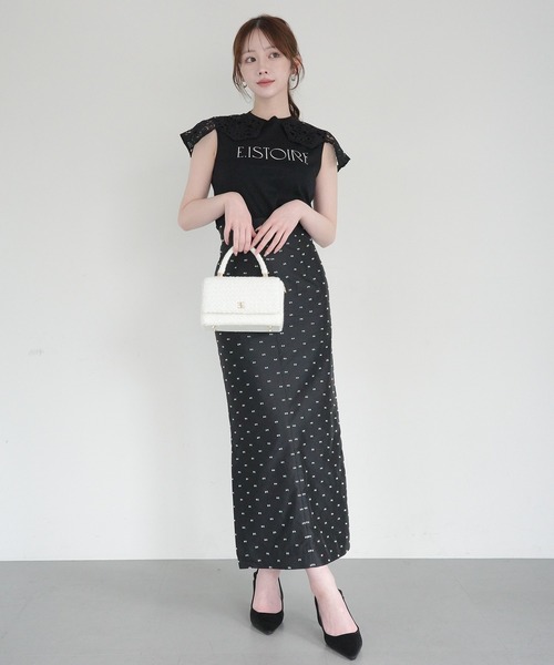 EIMY ISTOIRE（エイミーイストワール） ロング スカート CAMILLE DOT