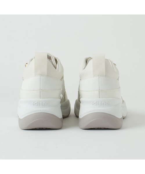 「+diana」 ローカットスニーカー 24.5cm アイボリー レディース_画像5