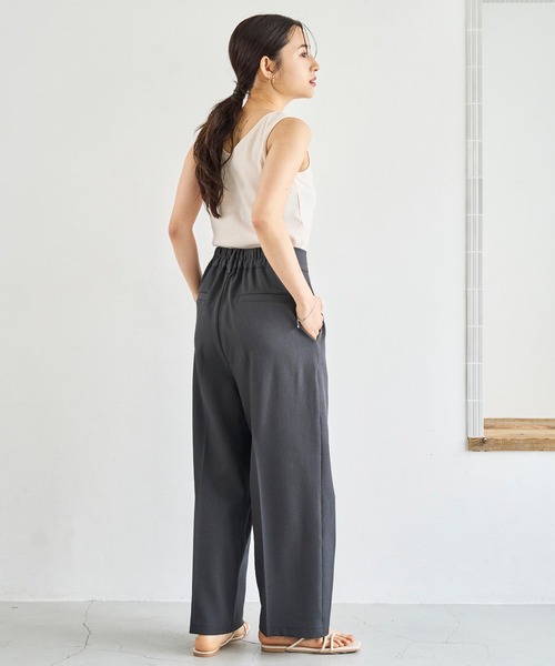 「mil」 パンツ - チャコールグレー レディース_画像4