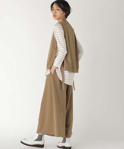「ZUCCa」 半袖カットソー M size ベージュ レディース_画像6