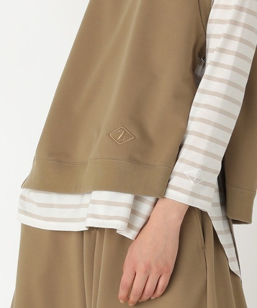 「ZUCCa」 半袖カットソー M size ベージュ レディース_画像7
