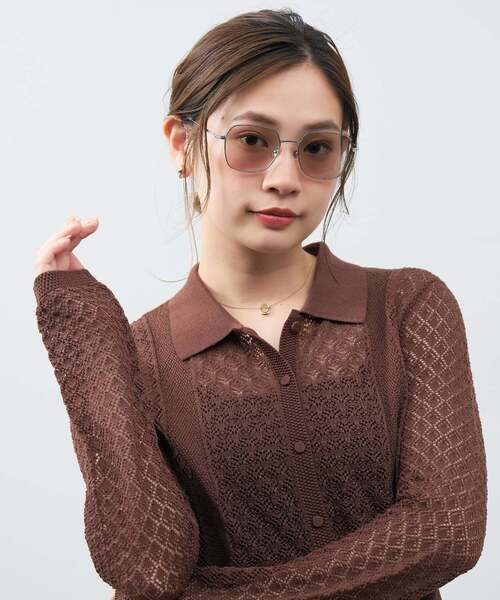 Zoff（ゾフ） サングラス uvカット ウェリントン型 サングラス｜メタル