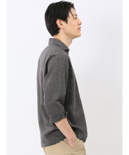 TAKA-Q（タカキュー） 七分袖 シャツ シャツ メンズ 7分袖 スキッパー