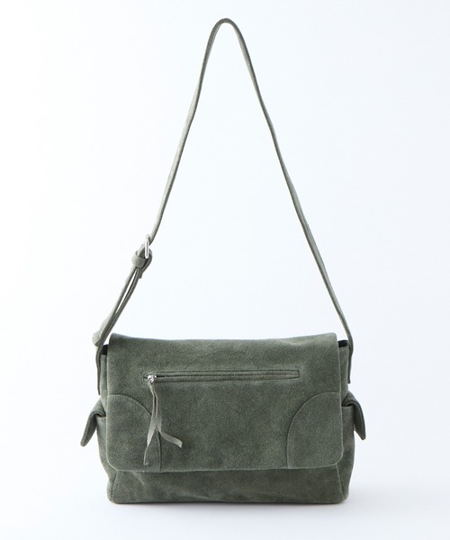 Parts Lab. ショルダーバッグ 「Parts Lab.」Cow Suede Flap Shoulder