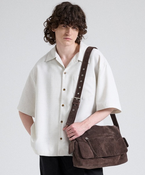Parts Lab. ショルダーバッグ 「Parts Lab.」Cow Suede Flap Shoulder
