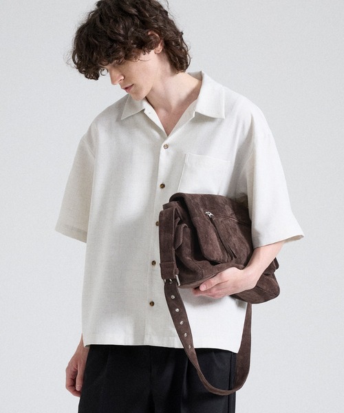 Parts Lab. ショルダーバッグ 「Parts Lab.」Cow Suede Flap Shoulder