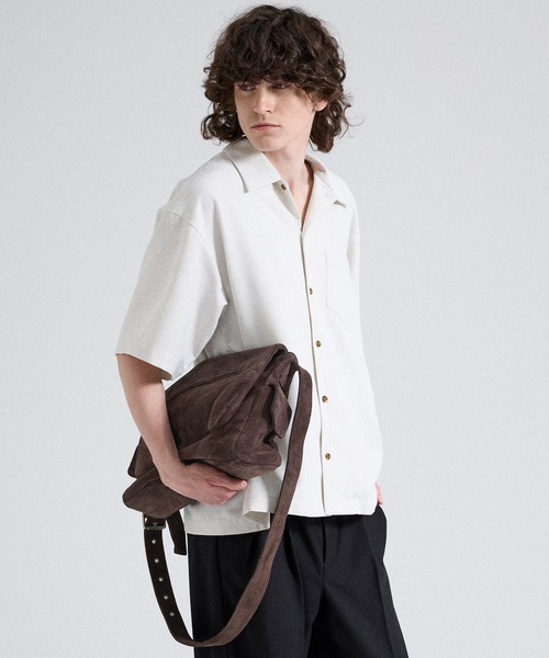 【Parts Lab.】リアルスエードフラップショルダーバッグ Parts Lab. ショルダーバッグ 「Parts Lab.」Cow Suede Flap Shoulder