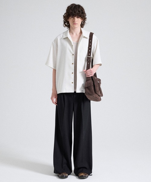 Parts Lab. ショルダーバッグ 「Parts Lab.」Cow Suede Flap Shoulder