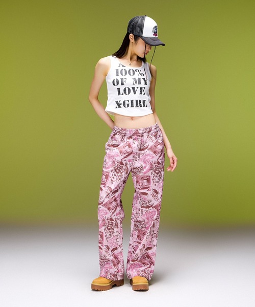 X-girl（エックスガール） メッシュキャップ キャップ 帽子 レディース