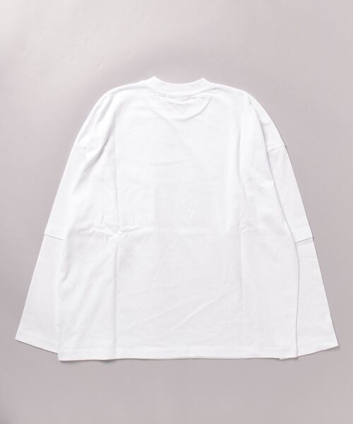 「info. BEAUTY&YOUTH」 長袖Tシャツ X-LARGE ブルー メンズ_画像2