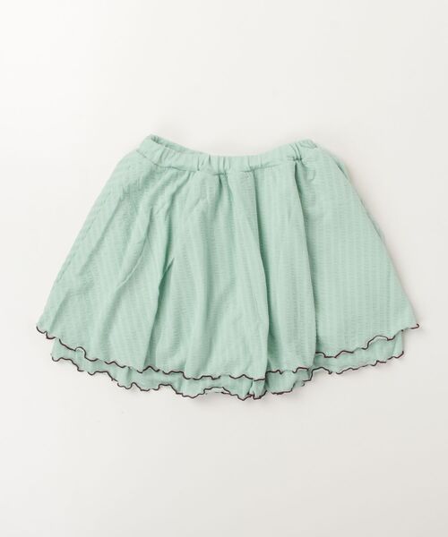 「BEAMS mini」 「KIDS」キュロット 130 ミント キッズ_画像2