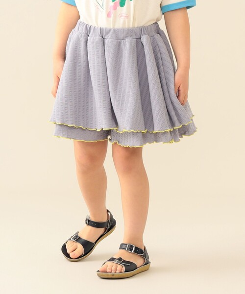 「BEAMS mini」 「KIDS」キュロット 130 ミント キッズ_画像4