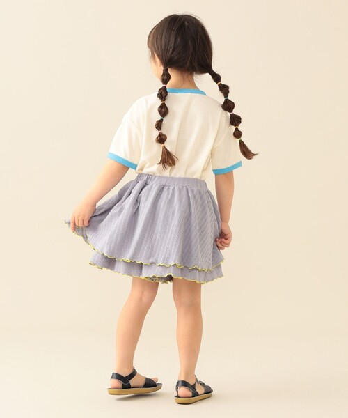 「BEAMS mini」 「KIDS」キュロット 130 ミント キッズ_画像6
