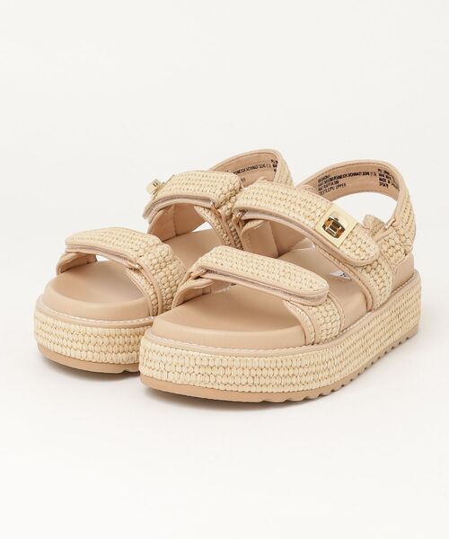 STEVE MADDEN（スティーブ・マデン） サンダル ダブルベルトラフィア