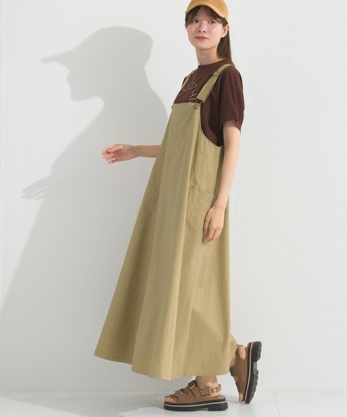 OMNES（オムネス） サロペット オーバーオール ウォッシュ加工 ダンプ