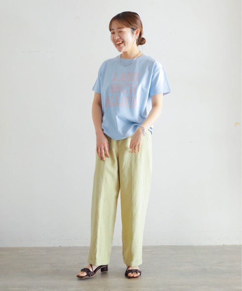 「NOMBRE IMPAIR」 半袖Tシャツ FREE ホワイト レディース_画像3