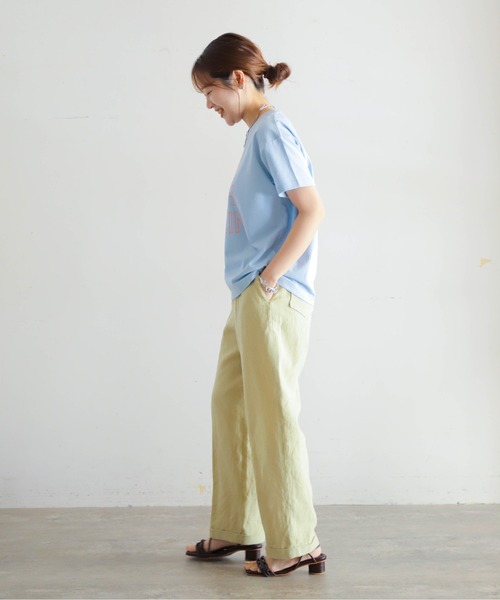 「NOMBRE IMPAIR」 半袖Tシャツ FREE ホワイト レディース_画像4