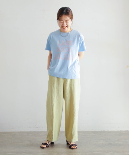 「NOMBRE IMPAIR」 半袖Tシャツ FREE ホワイト レディース_画像7